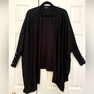 Alfani open cardigan cape hi/low hem (XL)